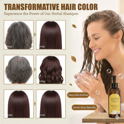 Japanese Long Lasting Natural Hair Dye Shampoo Buy 1 Get 1 Free